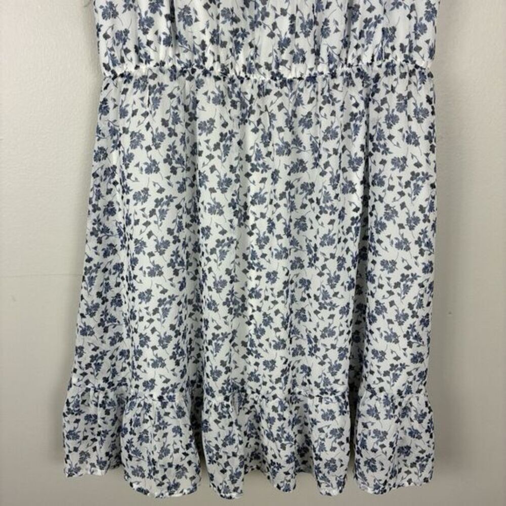 Womans Floral Cottage Mini Dress sz M Boho Coquette‎ Floral - Picture 3 of 7